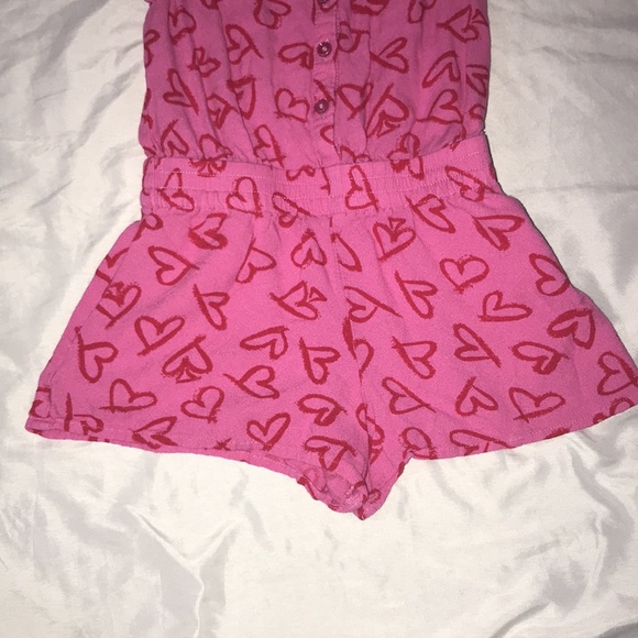 Kate Spade Heart Print Romper.  Size 4Y. - Picture 3 of 8